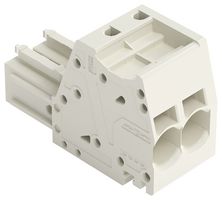 WAGO 831-3102 Pluggable Terminal Block, 7.62 mm, 2 Ways, 20 AWG, 8 AWG, 10 mm², Push In