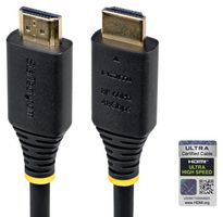 STARTECH HDMI21-CBL-8K60-50CM Audio / Video Cable Assembly, 30AWG, HDMI Plug, HDMI Plug, 19.7 ft, 500 mm, Black