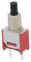 ALCOSWITCH - TE CONNECTIVITY DMPS3P4B3PPVS05 Pushbutton Switch, DMP Series, SPST-NC-DB, Off-(On), Plunger, Black