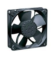 EBM-PAPST 9293510730 DC Axial Fan, 24 V, Square, 119 mm, 32 mm, Ball Bearing, 110 CFM