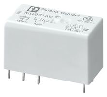 PHOENIX CONTACT 2961202 Power Relay, DPDT, 110 VDC, 8 A, Through Hole, Non Latching