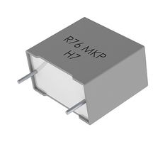 KEMET R76QW4100SE30K General Purpose Film Capacitor, Double Metallized PP, Radial Box - 2 Pin, 1 µF, ± 10%, 600 V