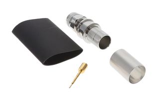 AMPHENOL TC-600-TM-X RF / Coaxial Connector, TNC Coaxial, Straight Plug, Solder, Crimp, 50 ohm, LMR-600, Brass