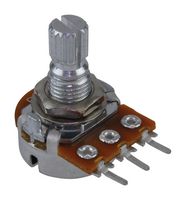 TT ELECTRONICS P160KN-0QC15A1MEG Rotary Potentiometer, 1 Mohm, 1 Turns, Audio, 100 mW, ± 20%, P160 Series