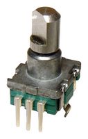 TT ELECTRONICS EN11-VSM1AF20 Rotary Encoder, Mechanical, Incremental, 20 PPR, 20 Detents, Horizontal, With Push Switch