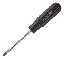 WELLER XCELITE XST102N Screwdriver, Phillips, Black Handle, #2 Tip, 101.6mm L x 6.4mm Dia Blade/206.4mm OVL, Classic Series