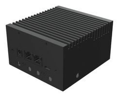 GATEWORKS GW3102-1 Enclosure, Single Board Computer, Galvanised Steel, Black, 63mm x 104mm x 111mm, VeniceFLEX Series