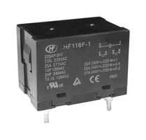 HONGFA HF116F-1/220AP-2HTW Power Relay, DPST-NO, 220 VAC, 25 A, HF116F-1 Series, PCB, Non Latching