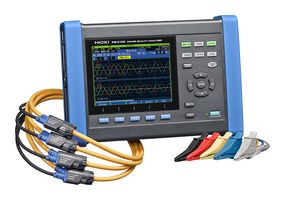 HIOKI PQ3100-92 Power Analyser Kit, Voltage Cord, AC Adapter, Battery Pack, USB Cable, Current Sensor x4, Case