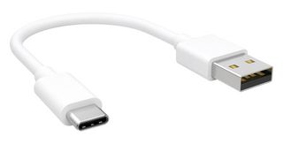 AMPHENOL COMMUNICATIONS SOLUTIONS 10165793-Z0030YWLF USB Cable, Type A Plug to Type C Plug, 300 mm, 11.8 ", USB 2.0, White
