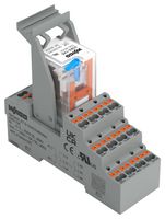 WAGO 2585-345 Power Relay, 4PDT, 48 V, 5 A, WAGO - 2585 Series, DIN Rail, Non Latching
