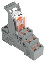 WAGO 2585-527 Power Relay, DPDT, 115 V, 6 A, WAGO - 2585 Series, DIN Rail, Non Latching