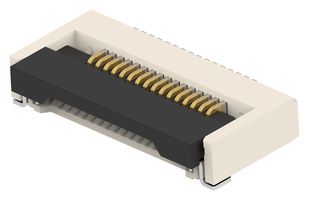 TE CONNECTIVITY 1-2554607-6 FFC / FPC Board Connector, 0.5 mm, 16 Contacts, Surface Mount, Bottom, 1 Row