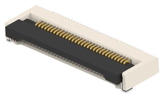 TE CONNECTIVITY 3-2554607-0 FFC / FPC Board Connector, 0.5 mm, 30 Contacts, Surface Mount, Bottom, 1 Row