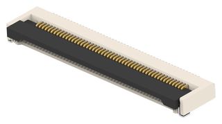 TE CONNECTIVITY 5-2554607-0 FFC / FPC Board Connector, 0.5 mm, 50 Contacts, Surface Mount, Bottom, 1 Row