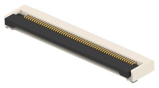 TE CONNECTIVITY 5-2554607-6 FFC / FPC Board Connector, 0.5 mm, 56 Contacts, Surface Mount, Bottom, 1 Row