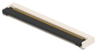 TE CONNECTIVITY 6-2554607-4 FFC / FPC Board Connector, 0.5 mm, 64 Contacts, Surface Mount, Bottom, 1 Row