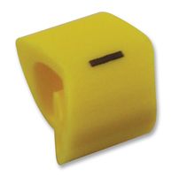 TE CONNECTIVITY - RAYCHEM 7201437 Wire Marker, G Type® Size G3/20, Push On Pre Printed, - (Minus), Black, Yellow, 3.5 mm