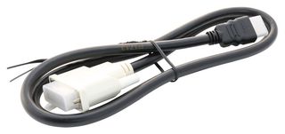MOLEX 88768-3500 Audio / Video Cable Assembly, HDMI A Plug, DVI-D Plug, 3.28 ft, 1 m, Black, 88768 Series