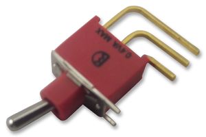 MULTICOMP PRO 1AS1T2B4M7RE Toggle Switch, On-On, SPDT, Non Illuminated, 1AS1, Through Hole, 100 mA