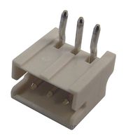 JST / JAPAN SOLDERLESS TERMINALS S3B-ZR(LF)(SN) Pin Header, Side Entry, Wire-to-Board, 1.5 mm, 1 Rows, 3 Contacts, Through Hole, ZH