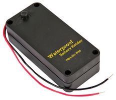 MULTICOMP PRO MP000380 Battery Box, Waterproof, Wired, 2 x AA