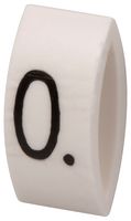 MULTICOMP PRO MP015581 Wire Marker, K-Type, Carrier, 0, Black, White, 6mm, 7 mm
