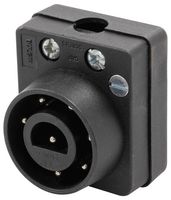 BULGIN LIMITED PX0551 High Power Connector, Plug, 250 VAC, 6 A, Cable Mount, Screw