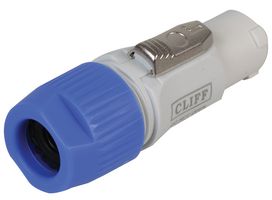 CLIFF ELECTRONIC COMPONENTS FM12316 High Power Connector, IP65, CLIFFCON-P, Plug, 250 VAC, 20 A, Cable Mount, Screw