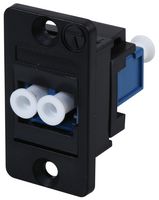 TUK KOLSMDXBPM Fiber Optic Adapter, Singlemode, LC Duplex, LC Duplex, Straight Panel Adapter
