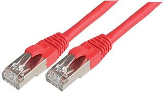 CONNECTIX CABLING SYSTEMS 003-010-010-05C PATCH LEAD CAT 6A SFTP RED 1M