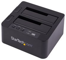 STARTECH SDOCK2U33RE Hard Drive Duplicator, Dual Bay, USB 3.0 / eSATA to SATA 6 Gb/s (SATA III), 12V/3A Out, 5Gbps
