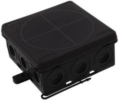 WISKA 10109587 JUNCTION BOX 86X86X41MM KA 012 BLACK