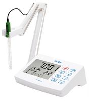 HANNA INSTRUMENTS HI-2620-02 PH Meter / Tester, -2pH to 16pH, 0.01, 0.01, -20 °C, 120 °C