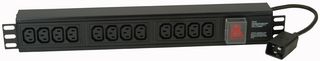 POWERDATA TECHNOLOGIES H15UIEC/12/C20 PDU HORZ IEC 1.5U 12 WAY C20 PLUG