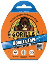 GORILLA 3044021 ALL WEATHER TAPE 48X11M BLACK