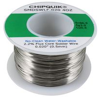 CHIP QUIK SMDSWLF.020 4OZ Solder Wire, No Clean, 220 °C, 0.5 mm