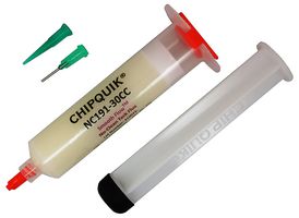 CHIP QUIK NC191-30CC Solder Flux, No Clean, Soldering, Syringe, 30 cc, 30 g, NC191 Series
