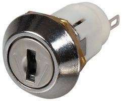 LORLIN SRL-5-E-S-2 Keylock Switch, SPDT, SRL Series, 2 Position, Solder, 1 A