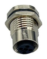 NORCOMP 859-T04-203R004 SENSOR CONN, M12, 4POS, RCPT, PANEL