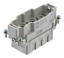 HARTING 09380063001 HEAVY DUTY INSERT, PLUG, 16+PE, SIZE 16B