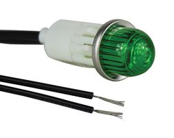 VCC / VISUAL COMMUNICATIONS COMPANY 1053A5 NEON INDICATOR, 12.7MM, 250VAC