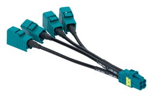 AMPHENOL RF 095-820-199-006. RF CBL ASSY, FAKRA-A JACK-FAKRA JACK, 6"