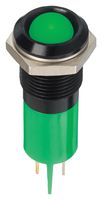 APEM Q14P1BXXG12E LED PANEL INDICATOR, 14MM, GRN, 12VDC