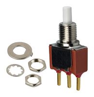 E-SWITCH 700CSP7B60M2RE PB SWITCH, SPDT, 0.4VA, 20V, TH