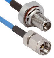 AMPHENOL SV MICROWAVE 7015-1065 COAX CABLE, 2.92MM RP PLUG-BLKHD JACK/6"