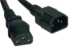 EATON TRIPP LITE P004-008 POWER CORD, IEC C14/IEC C13, 8FT, 10A