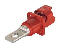 HARTING 09930010304 HOUSING, BULKHEAD, 1 LEVER, RED