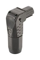 HARTING 09930010501 HEAVY DUTY HOOD, R/A, 1 LEVER, BLK