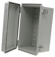 BUD INDUSTRIES PTQ-11041 ENCLOSURE, MULTIPURPOSE, PC/GFR, GRAY